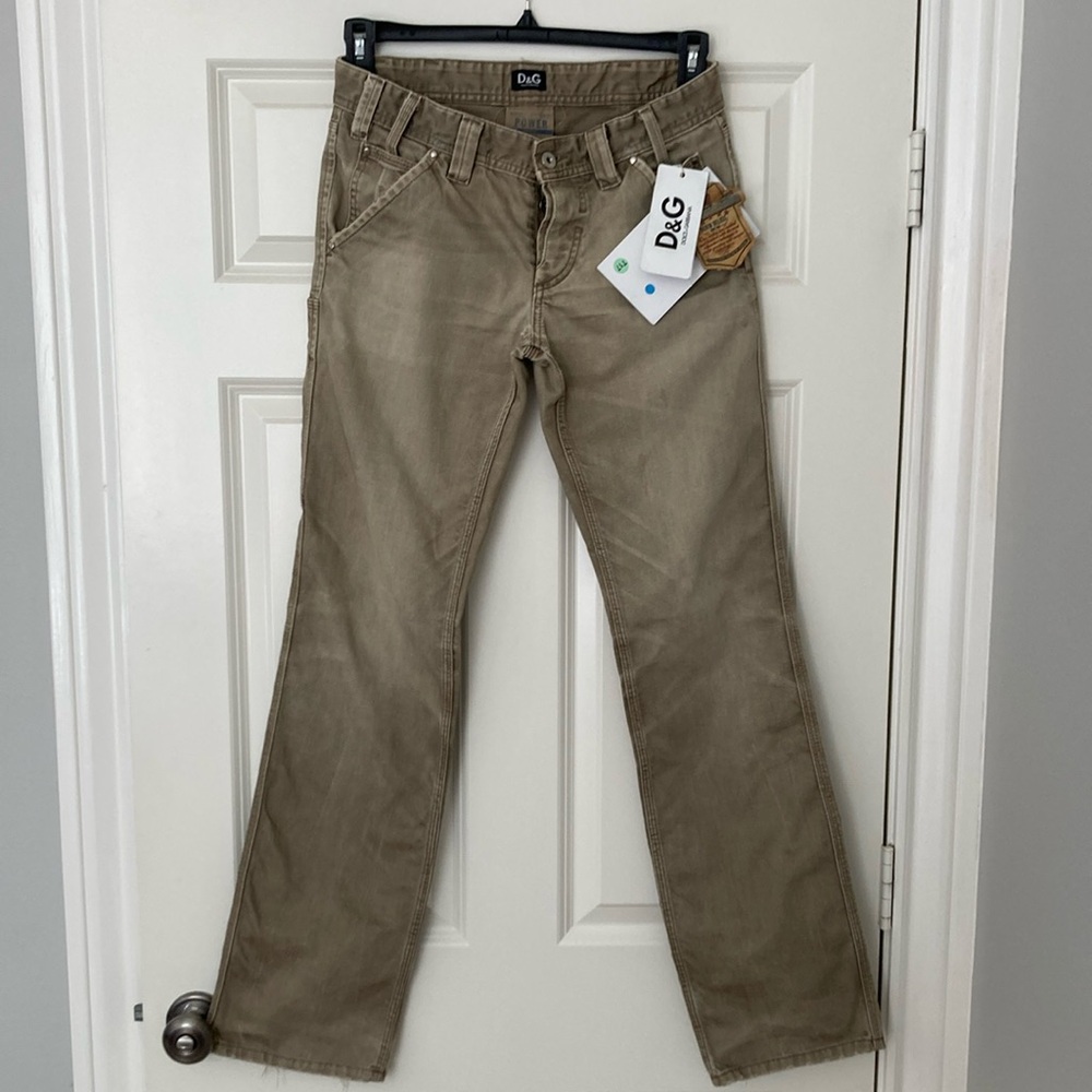 Vintage D&G Dolce & Gabbana jeans army green size 30